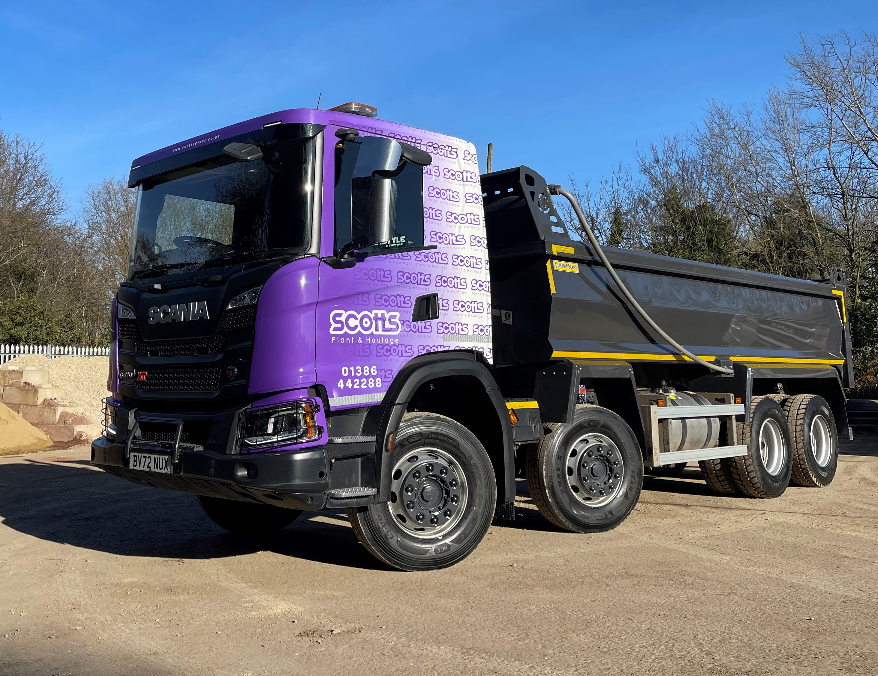 Scotts Plant and Haulage Tipper Truck